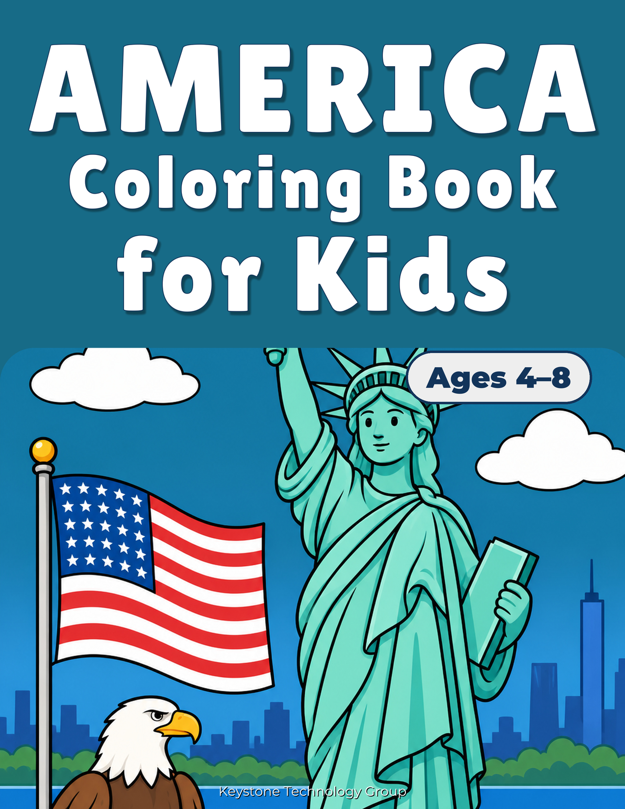 America Coloring Book for Kids
