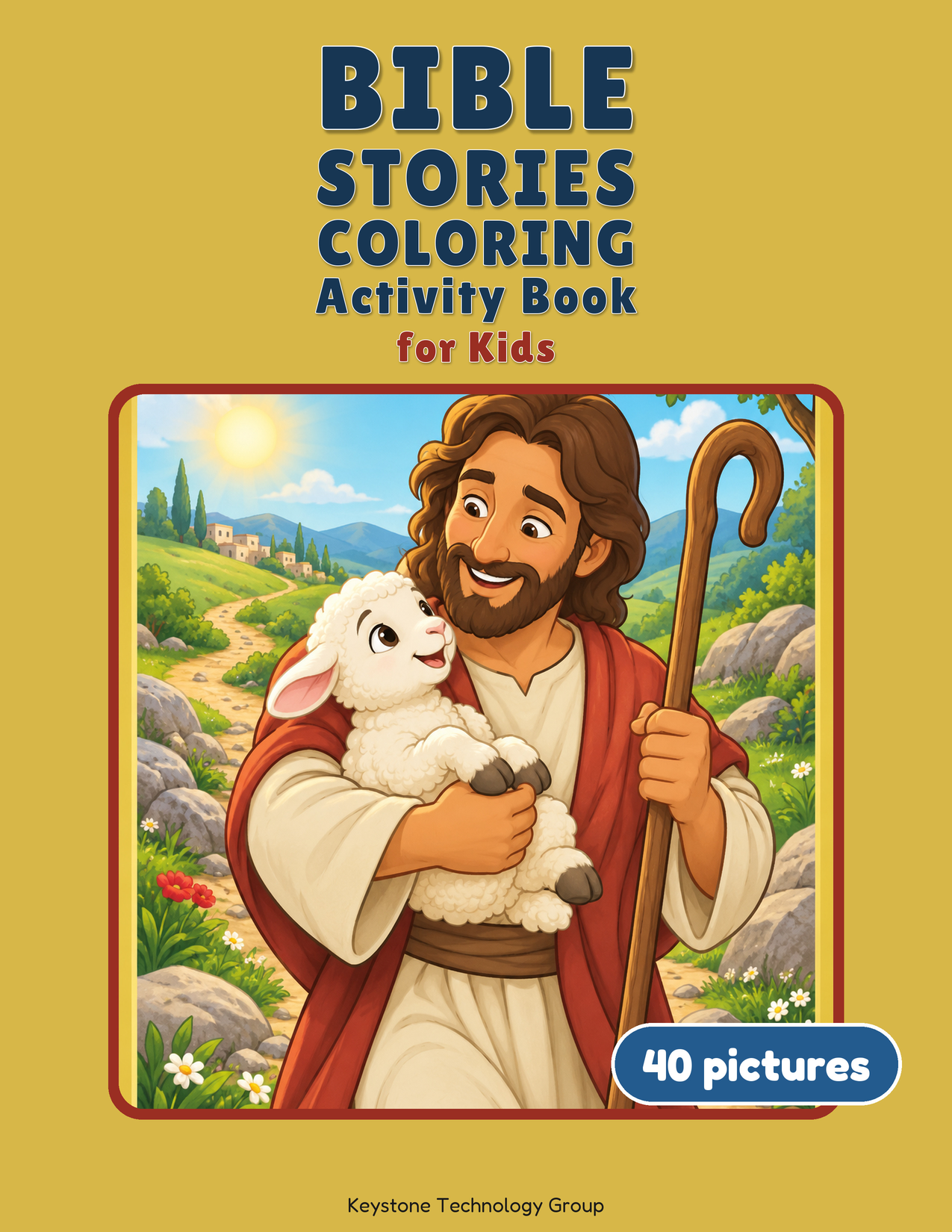 Bible Stories Coloring Activity Book for Kids