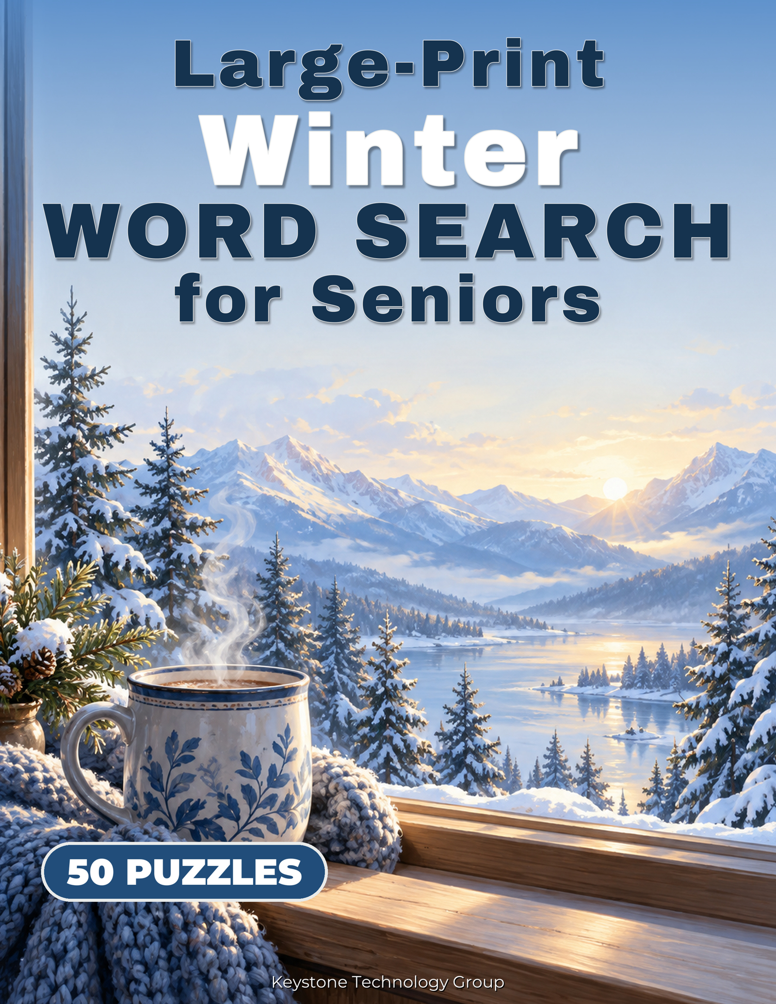Large-Print Winter Word Search for Seniors