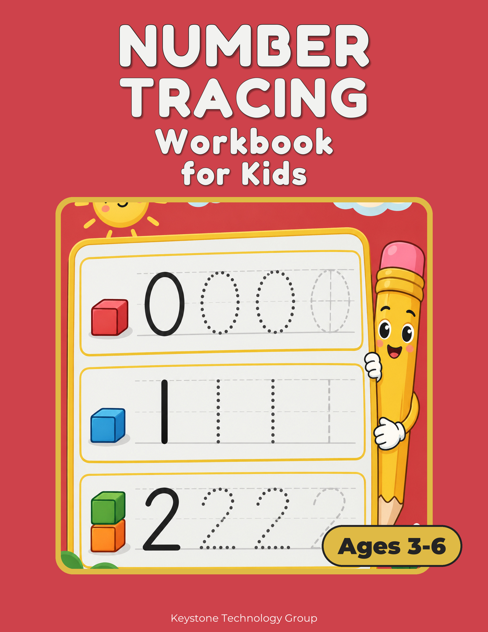 Number Tracing Workbook for Kids